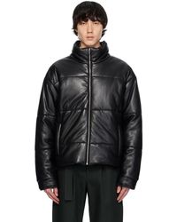 Nanushka - Marron Vegan Leather Jacket - Lyst