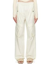 Dion Lee - White Elasticized Trousers - Lyst