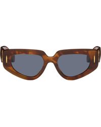 Loewe - Small Butterfly Screen Sunglasses - Lyst