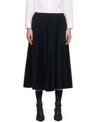 Jil Sander - プリーツ ミディアムスカート - Lyst