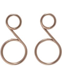 132 5. Issey Miyake - Bronze Bubble Wands Earrings - Lyst