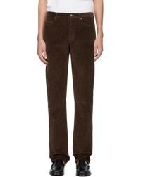 A.P.C. - . Brown Standard Trousers - Lyst