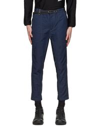 Kiko Kostadinov Synthetic Klees Embroidery Trousers in Black for ...