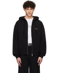 Dime - ブラック Cursive Small Logo ジップフーディ - Lyst
