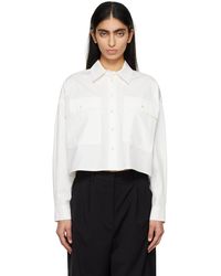 Weekend by Maxmara - Chemise carter blanche - Lyst