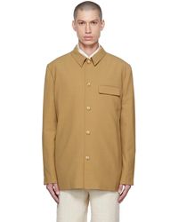 Nanushka - Tan Jair Blazer - Lyst
