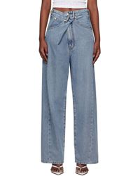 DARKPARK - Ines Fold Over Jeans - Lyst