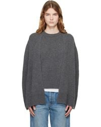 TOTEME - Crew Cape Knit Sweater - Lyst