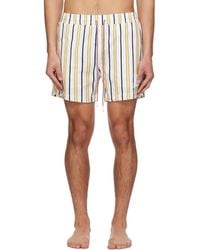 Thom Browne - Repp Stripe Swim Shorts - Lyst