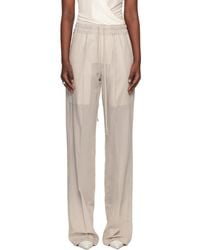 Rick Owens - Off- Temple Dietrich Drawstring Lounge Pants - Lyst