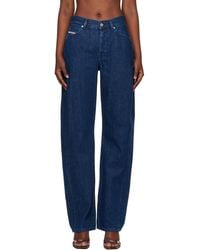 DIESEL - 1974 D-Ellz 0Dbdx Relaxed Jeans - Lyst
