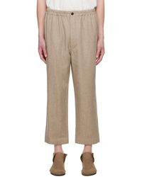 The Row - Beige Xander Trousers - Lyst
