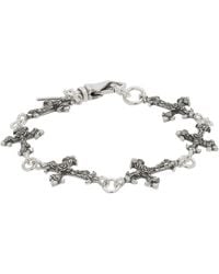 Emanuele Bicocchi - Rose Multi-Cross Bracelet - Lyst