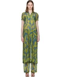 Dries Van Noten - Long Shirt Maxi Dress - Lyst