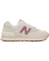 New Balance - Basket 574 et rose - Lyst