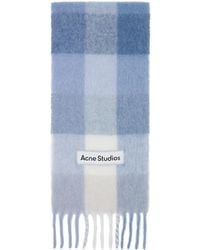 Acne Studios - Mohair Checked Scarf - Lyst