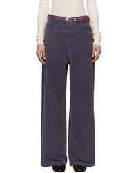 Tonywack - Washed Corduroy Wide-Leg Trousers - Lyst