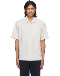 Norse Projects - Chemise carsten blanc cassé - Lyst