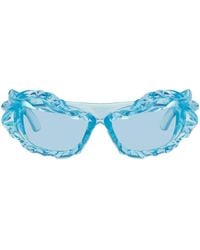 OTTOLINGER - Blue Twisted Sunglasses - Lyst