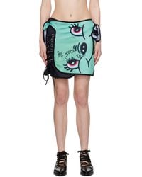 Chopova Lowena - Ssense Exclusive Neon Smile Miniskirt - Lyst