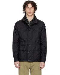 Moncler - Blouson Militaire Hydrofuge Lez Noir - Lyst