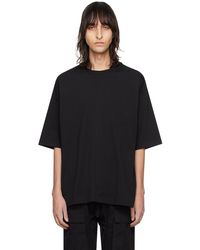 Thom Krom - T-shirt noir à col ras du cou - Lyst