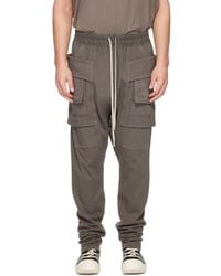 Rick Owens - Tower Creatch Drawstring Cargo Pants - Lyst