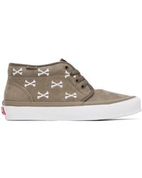 Vans - Taupe Wtaps Edition Og Chukka Lx Sneakers - Lyst