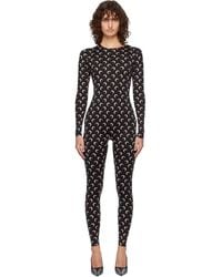 Marine Serre - Recycled Jersey Moon Jumpsuit - Lyst