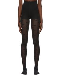 Thom Browne Synthetic Hector-motif Tights in Blue Womens Clothing Hosiery Tights and pantyhose 
