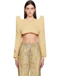 Rick Owens - Hollywood Cropped Tecsweat Sweatshirt - Lyst