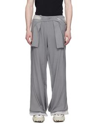 DIESEL - Pantalon de survêtement p-topahoop-n1 gris - Lyst