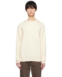 Norse Projects - Off-white Rib Sweater - Lyst