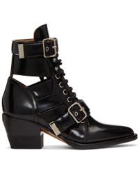 Chloé Black Rylee Medium Boots
