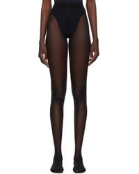 Wolford - Individual 10 Back Seam Tights - Lyst