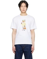 Maison Kitsuné - White Dressed Fox T-shirt - Lyst