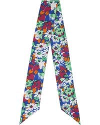 Marni - Pop Flower Silk Scarf - Lyst