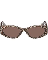 Jacquemus - Lunettes de soleil 'les lunettes ovalo' et brun - Lyst