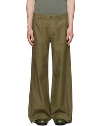 R13 - Khaki D'Arcy Flare Utility Cargo Pants - Lyst