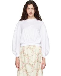 Simone Rocha - Puff Sleeve Balloon Top - Lyst