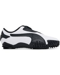 PUMA - Baskets Mostro Blanc Et Noir À Perforations - Lyst