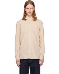 RRL - Slim Fit Striped Dobby Shirt - Lyst