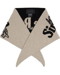 Simone Rocha - Graphic Logo Knit Neckerchief Scarf - Lyst