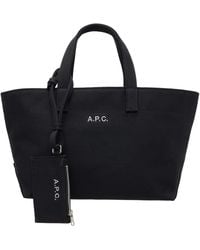 A.P.C. - 'Le Drummer' Toile Small Tote - Lyst