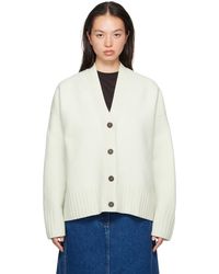 Studio Nicholson - Ssense限定 オフホワイト Sake ニットカーディガン - Lyst