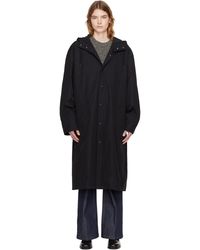 A.P.C. - Parka Long Noir - Lyst