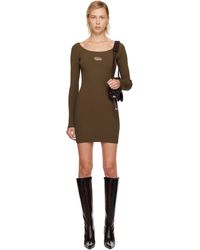 DIESEL - Khaki M-Vera Minidress - Lyst
