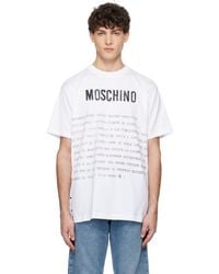 Moschino - Message Print T-shirt - Lyst