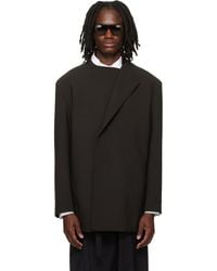 Fear Of God - Double Weave Wool Crewneck Blazer - Lyst