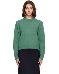Rohe - Fitted Mouliné Crewneck Sweater - Lyst